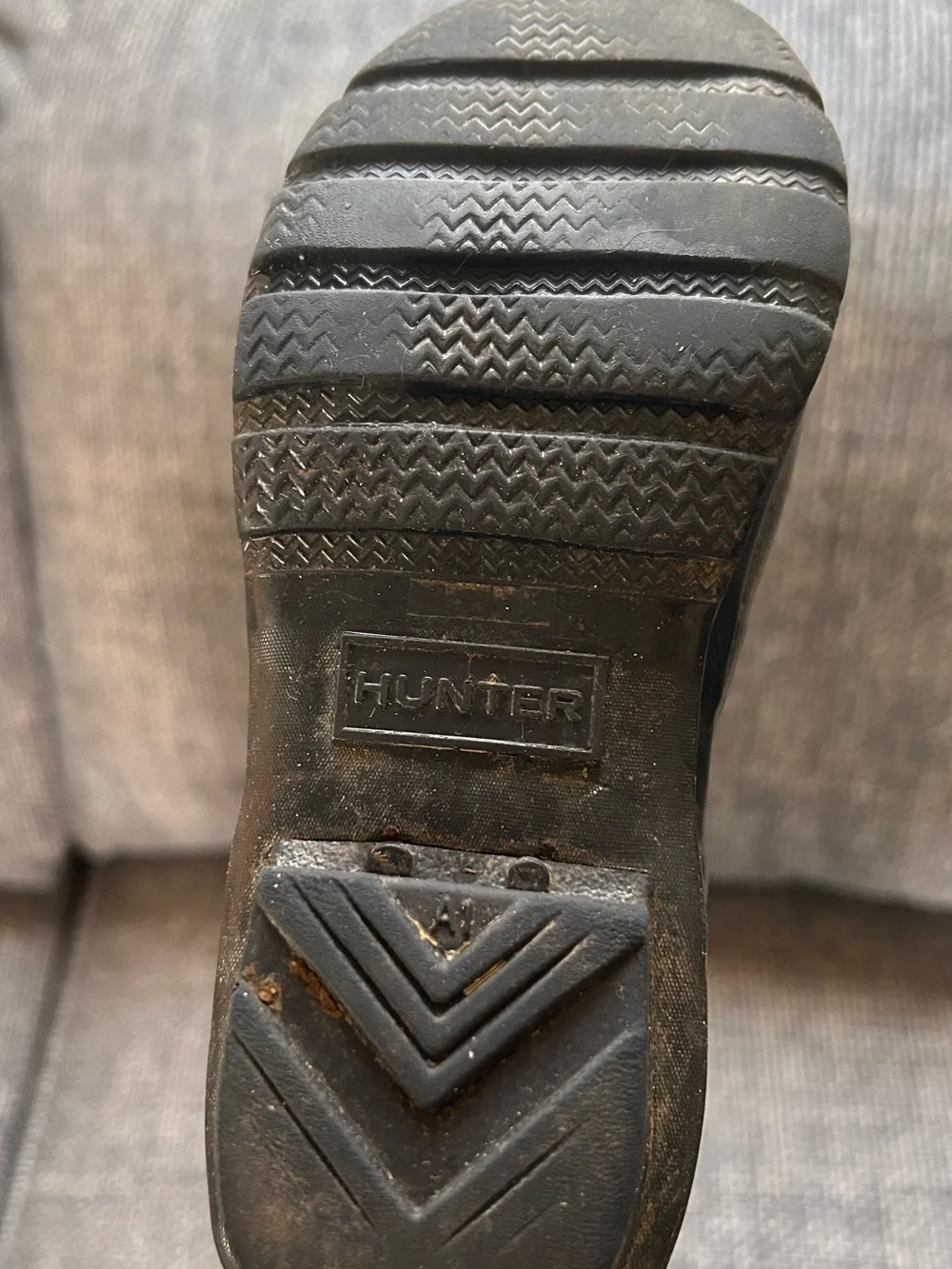 Hunter Starcloud Glitter Rain Boots fin navy size 2 kids great condition